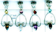 Beautiful cut stone light weight Pendants-QYP007