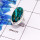 Beautiful Blue Copper Turquoise Cab B - PSR980-925 Sterling Silver Fashionable Design Blue Copper Turquoise