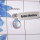 Rainbow Moonstone Pendant B - BPS823-10x10mm Round Rainbow Moonstone 925 Sterling Silver Bezel Set Wholesale Pendant