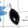 Black Onyx Cab J - BPS824 - Indian Company Made Black Onyx Gemstone 925 Sterling Silver Bezel Pendant