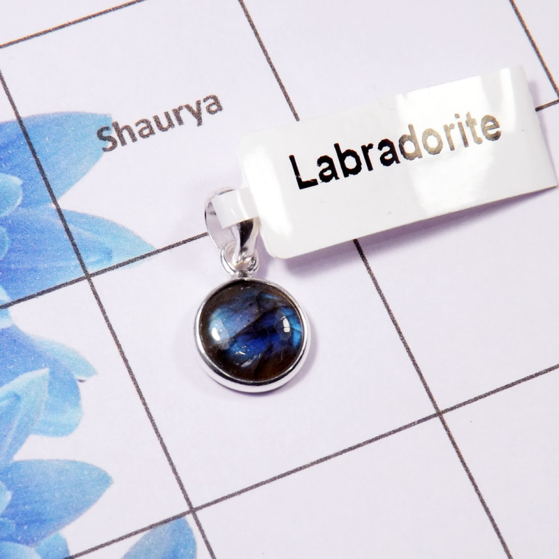 Labradorite Pendant D - BPS821-10x10mm Round Labradorite Cab 925 Sterling Silver Bezel Set Wholesale Pendant Labradorite Pendant D - BPS821-10x10mm Round Labradorite Cab 925 Sterling Silver Bezel Set Wholesale Pendant