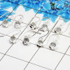 5Pair Crystal Quartz Cut Earring A - BVE998 Round Solid 925 Sterling Silver Earring Lot 5Pair Crystal Quartz Cut Earring A - BVE998 Round Solid 925 Sterling Silver Earring Lot