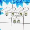 3Pair Green Amethyst Cut Earring H - BVE998 Round Solid 925 Sterling Silver Earring Lot 3Pair Green Amethyst Cut Earring H - BVE998 Round Solid 925 Sterling Silver Earring Lot