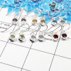 6Pair Multistone Cut Earring J - BVE998 Round Amethyst, Citrine, Blue Topaz, Green Amethyst, Crystal Quartz & Garnet Solid 925 6Pair Multistone Cut Earring J - BVE998 Round Amethyst, Citrine, Blue Topaz, Green Amethyst, Crystal Quartz & Garnet Solid 925