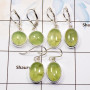 3 Pair Phrynite Gemstone Earring A - BVE993 Cab Phrynite Solid 925 Sterling Silver Plain Earring Wholesale Lot