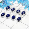 4 Pair Elegant Lapis Lazuli Cab Earring F - BVE996 Oval Lapis Lazuli Solid 925 Sterling Silver Plain Earring Lot 4 Pair Elegant Lapis Lazuli Cab Earring F - BVE996 Oval Lapis Lazuli Solid 925 Sterling Silver Plain Earring Lot