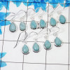 5 Pair Pretty Larimar Cab Earring M - BVE996 Pan Larimar Solid 925 Sterling Silver Plain Earring Lot 5 Pair Pretty Larimar Cab Earring M - BVE996 Pan Larimar Solid 925 Sterling Silver Plain Earring Lot