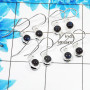 4Pair Labradorite Cab Earring D - BVE999 Round Solid 925 Sterling Silver Earring Lot