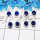 4Pair Lapis Lazuli Cab Earring H - BVE999 Oval Solid 925 Sterling Silver Earring Lot
