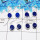 4Pair Lapis Lazuli Cab Earring H - BVE999 Oval Solid 925 Sterling Silver Earring Lot