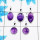 Amethyst Cab Pendant- A  BVP999 - Solid 925 Sterling Silver Bezel Set 5 Pcs Pendant Wholesale Lot