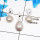 Pearl Cab Pendant- C  BVP999 - Solid 925 Sterling Silver Bezel Set 3 Pcs Pendant Wholesale Lot