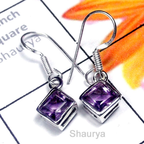 Amethyst O - CES996-Small Size Casting Pretty Earring Amethyst O - CES996-Small Size Casting Pretty Earring