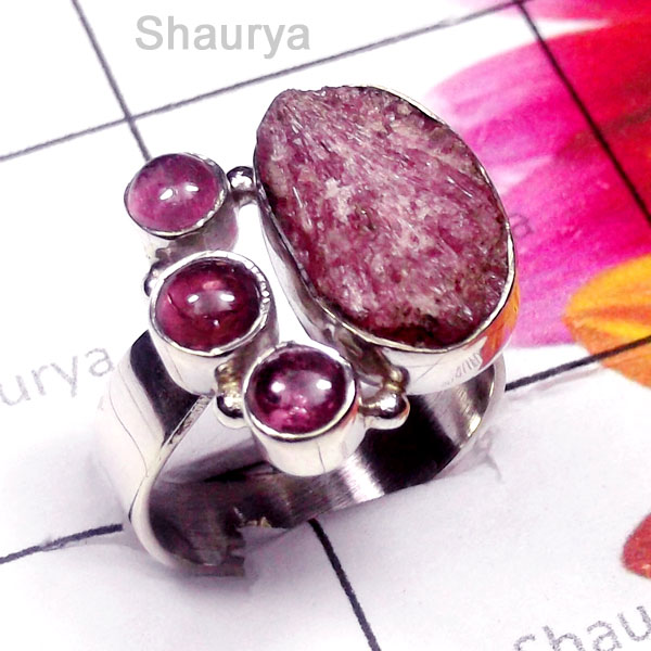 Rough Tourmaline B - CLR999-Tourmaline Rough Gemstone Fancy Ring Rough Tourmaline B - CLR999-Tourmaline Rough Gemstone Fancy Ring