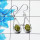 Connemara Marble Cab Earring M - CME998 Oval Shape Solid 925 Sterling Silver Plain Earring