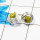 Connemara Marble Cab Stud Earring G - CME999 Square Solid 925 Sterling Silver  Designer Stud Earring