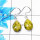 Connemara Marble Cab Earring B - CME998 Pan Solid 925 Sterling Silver Plain Earring