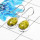 Connemara Marble Cab Earring B - CME998 Pan Solid 925 Sterling Silver Plain Earring