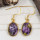 Mohave Stichitite Cab A - CMJ861-925 Silver 18K Gold Plated Earrings Cab Gemstone Wholesal