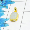 Rainbow Moonstone Cut G - CMJ870-925 Silver 18K Gold Plated Pendant Rainbow Moonstone Cut Gemstone Rainbow Moonstone Cut G - CMJ870-925 Silver 18K Gold Plated Pendant Rainbow Moonstone Cut Gemstone