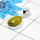 Natural Connemara Marble Cab Pendant D - CMP999 Pan Shape Soild 925 Sterling Silver Plain Pendant