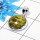 Natural Connemara Marble Cab Pendant M - CMP999 Round Shape Soild 925 Sterling Silver Plain Pendant