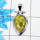 Natural Connemara Marble Cab Pendant P - CMP999 Pan Shape Soild 925 Sterling Silver Plain Pendant