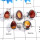 5 pcs Mookaite Rings - C CRJ004- Natural Red Mookaite Cut Gemstone 925 Sterling Silver Wholesale Lots Ring