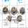 5 pcs Pyrite Druzy Rings - H CRJ004- Sparkling Natural Pyrite Druzy Gemstone Solid 925 Sterling Silver Designer Ring