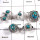 5 pcs Blue Copper Turquoise Rings - A CRJ006 - Solid 925 Sterling Silver Blue Copper Turquoise Cab Gemstone Handmade Ring