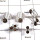 5 pcs Smokey Rings - E CRJ006 - Awesome Natural Brown Smokey Cut Gemstone 925 Sterling Silver Designer Ring
