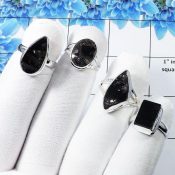 100 gram (18 to20 pcs) Shungite Gemstone Ring- WSHRL997- Shungite Gemstone Wholesale Ring Lot Sterling Silver 100 gram (18 to20 pcs) Shungite Gemstone Ring- WSHRL997- Shungite Gemstone Wholesale Ring Lot Sterling Silver