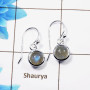 Labradorite Cab H - CES990-Beautiful Casting Designer Earrings collection