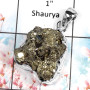 Pyrite Druzy H-DZP559-Party Wear Druzy Gemstone Handmade Pendant 925 Sterling Silver