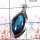 Labradorite Cab-P FSP943-Glorious Sparkling Gemstone Plain Setting Pendant 925 Sterling Silver