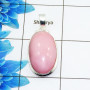 Pink Opal Cab Pendant A - ISP508 - Stunning Natural Pink Opal Gemstone 925 Sterling Silver Plain Setting Pendant