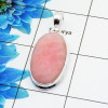 Natural Pink Opal Cab Pendant C - ISP508 - Stunning Natural Pink Opal Gemstone 925 Sterling Silver Plain Setting Pendant Natural Pink Opal Cab Pendant C - ISP508 - Stunning Natural Pink Opal Gemstone 925 Sterling Silver Plain Setting Pendant