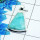 Natural Larimar Cab Pendant E - ISP508 - Stunning Natural Larimar Gemstone 925 Sterling Silver Plain Setting Pendant