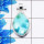 Natural Larimar Cab Pendant F - ISP508 - Stunning Natural Larimar Gemstone 925 Sterling Silver Plain Setting Pendant