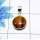 Tiger Eye Cab Pendant C - ISP510 - Stunning Natural Tiger Eye Gemstone 925 Sterling Silver Plain Setting Pendant