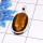 Tiger Eye Cab Pendant E - ISP510 - Stunning Natural Tiger Eye Gemstone 925 Sterling Silver Plain Setting Pendant