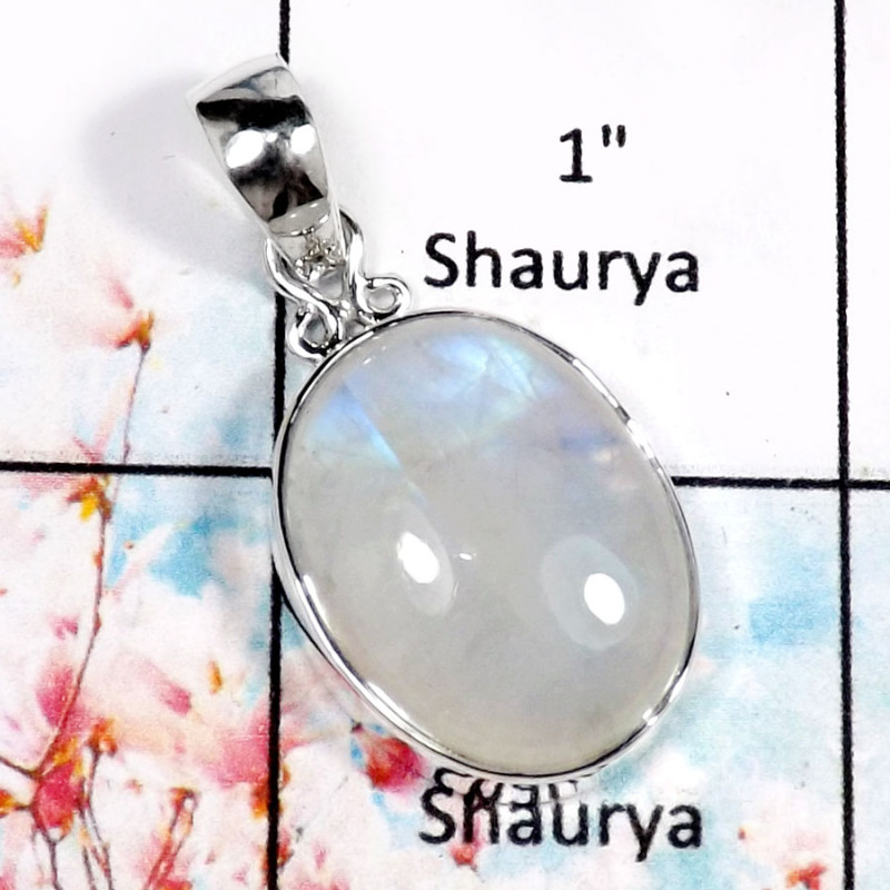 Rainbow Moonstone-F ISP518-Amazing Cabochon Gemstone Wholesale Pendant 925 Sterling Silver Rainbow Moonstone-F ISP518-Amazing Cabochon Gemstone Wholesale Pendant 925 Sterling Silver