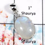 Rainbow Moonstone-F ISP518-Amazing Cabochon Gemstone Wholesale Pendant 925 Sterling Silver