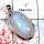 Rainbow Moonstone-P ISP518-Stunning Cabochon Gemstone Handmade Plain Silver Pendant 925 Sterling Silver