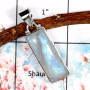 Rainbow Moonstone-Q ISP518-Attractive Gemstone Plain Setting Wholesale Pendant 925 Sterling Silver