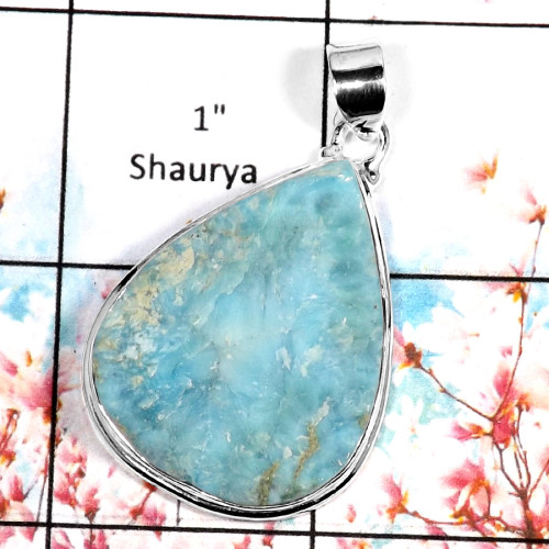 Larimar F-ISP519-Elegant Beauty Look Designer Ring 925 Sterling Silver Larimar F-ISP519-Elegant Beauty Look Designer Ring 925 Sterling Silver