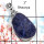 Sodalite Druzy-E ISP526-Fabulous Rough Gemstone Plan Pendant 925 Sterling Silver