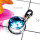 Blue Topaz B - ISP967-Blue Topaz Cut Gemstone Precious Pendant