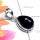 Black Onyx B - ISP968-Black Onyx Cab Gemstone Beautiful Pendant