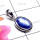 Kynite A - ISP973-Plain Silver Natural Kynite Pendant